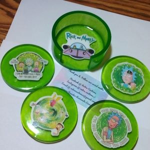 Coaster set Rick and Morty